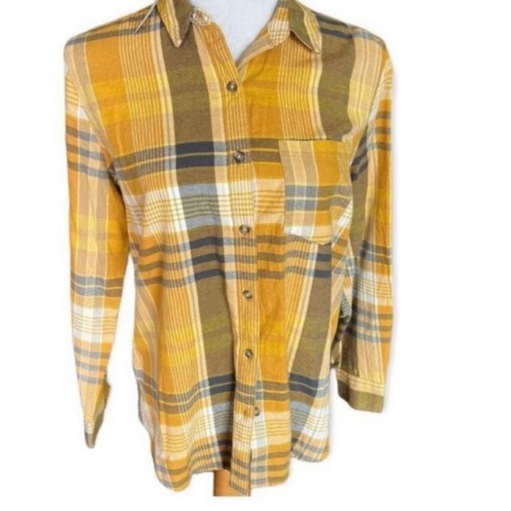Hp Universal Thread Flannel Button Down Shirt Nwot - image 3